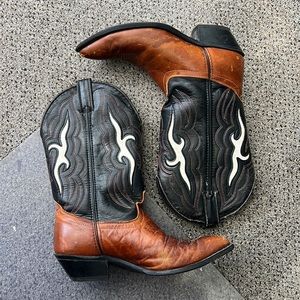 Laredo leather cowboy boots